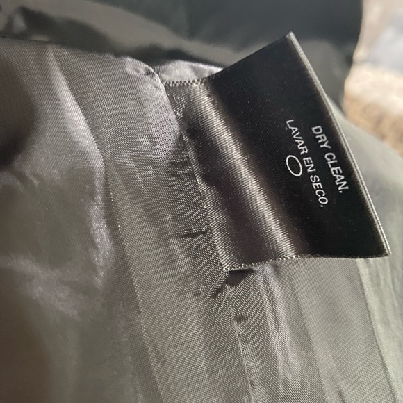 Holiday Best, leather trimmed red winter coat - Picture 8 of 11